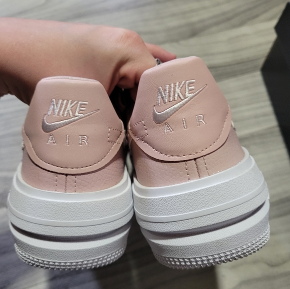 Nike AF1 Pink Platform Shoes - Picture 3 of 8